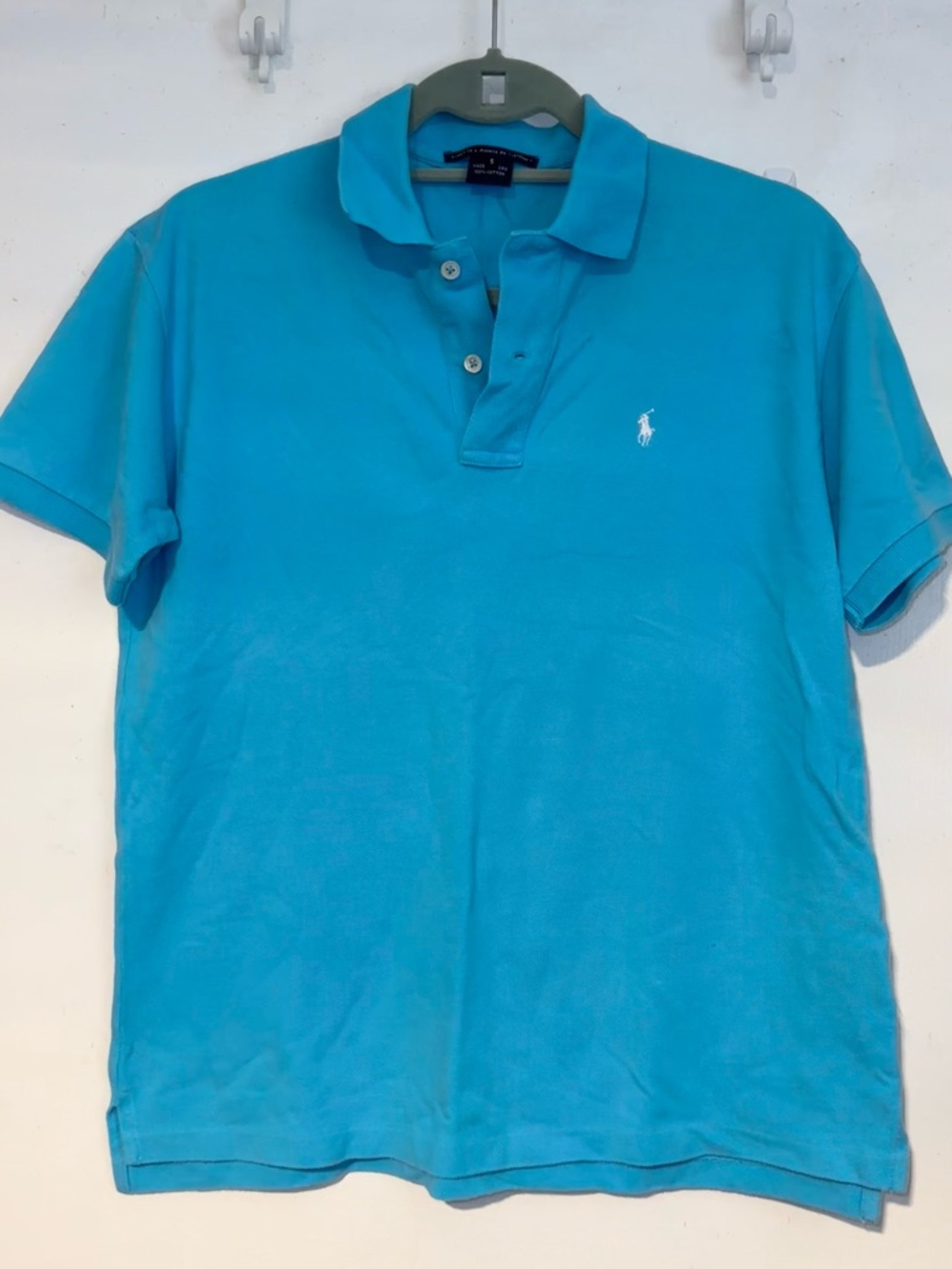 Ralph Lauren Polo Shirt in Turquoise with White Logo